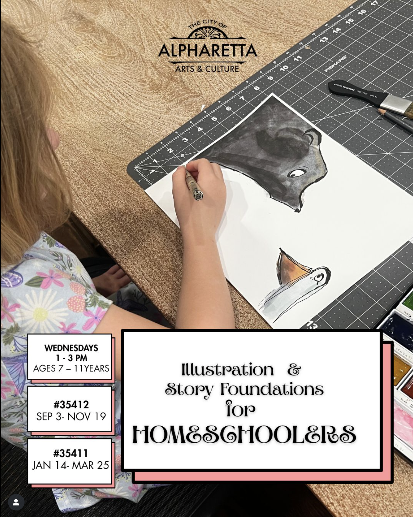 Art Class Advertisement